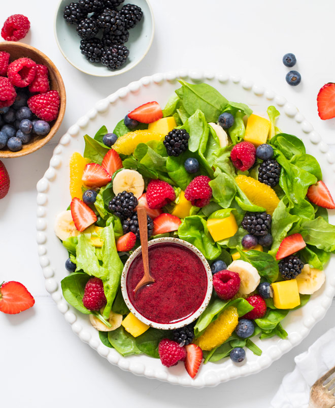 Leafy Green & Berry Salad