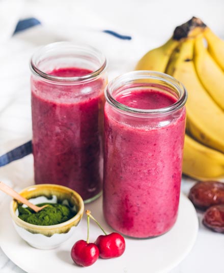 Banana Cherry Smoothie