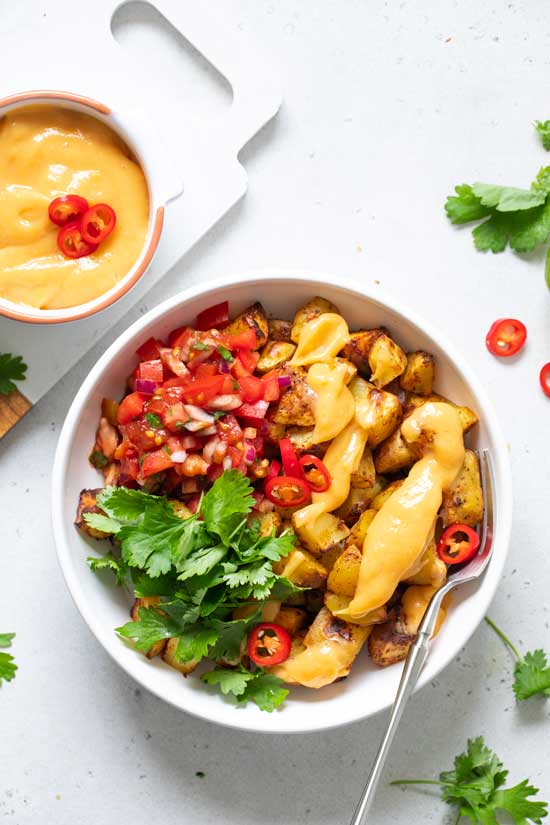 Roasted Potato Burrito Bowl