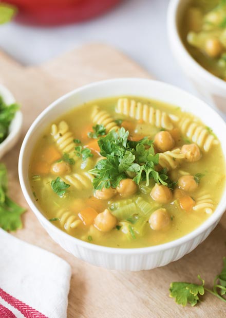 Chickpea Noodle Soup