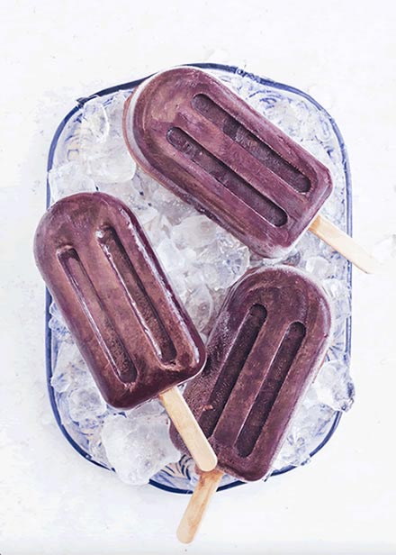 Elderberry Popsicles 