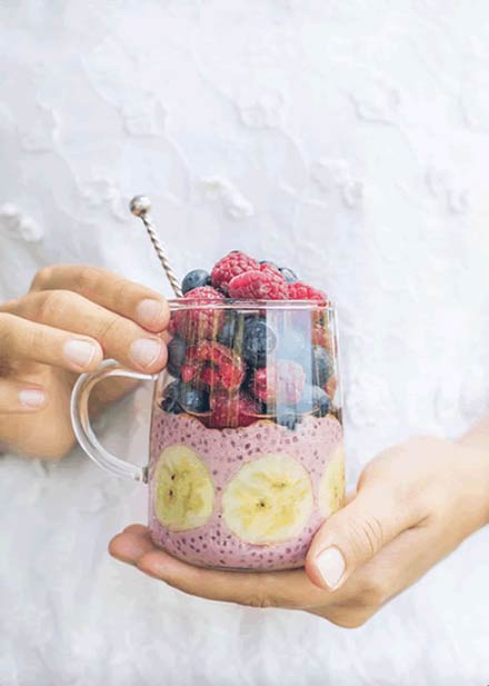 Raspberry Chia Parfait 