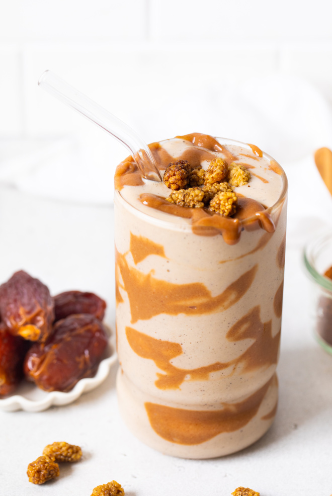 Caramel Date Chaga Shake