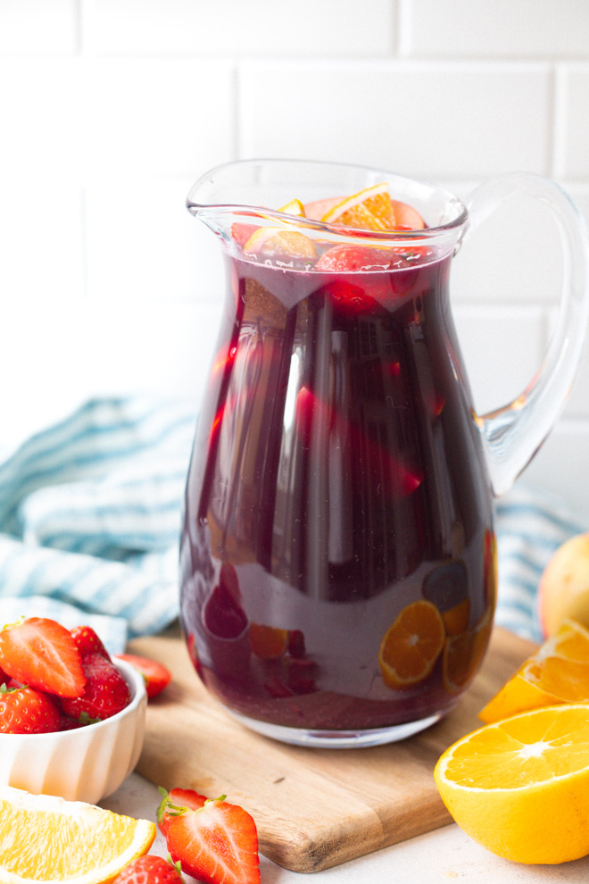 Wild Blueberry Orange Sangria