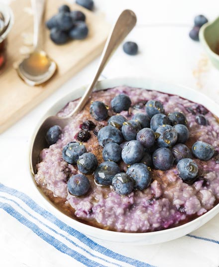 Wild Blueberry Porridge